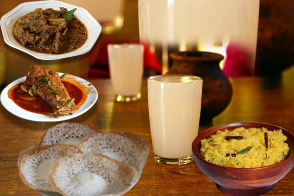 1 Ltr Kallu+1 Plate Duck+Appam(4 Pcs)+1 Plate Kappa+1 Plate Fish Curry for 2