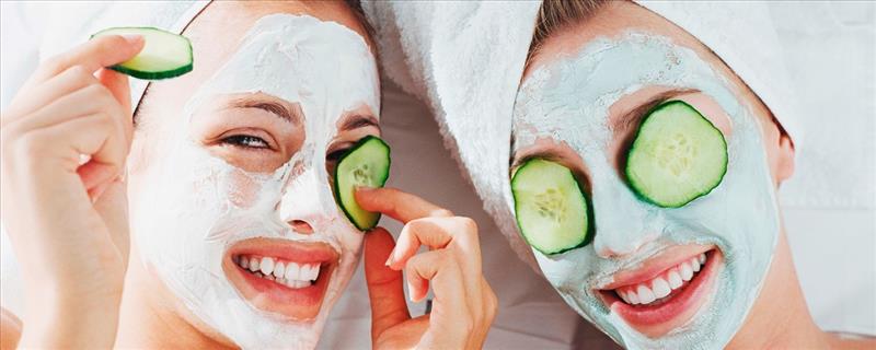 Cucumber Gel Facial/Orange Gel Facial + Dandruff Treatment with Protein Hair Herbal Mask & more