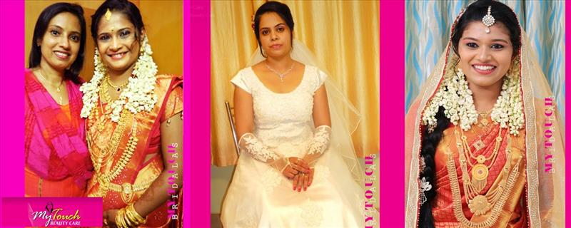 HD Bridal Makeup(Air Brush) + Hair Styling + Saree Wrapping + Ornaments Setting + 2 Bridesmaid Makeup & Hair Styling