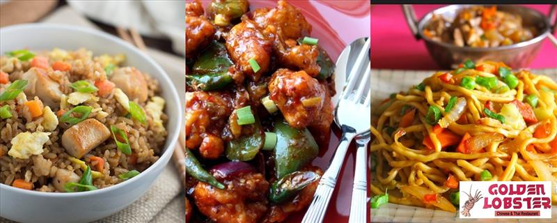 Chinese Combo (Chilly Chicken Bone less / Chicken Manchurian / Chilly Fish / Veg +  Chicken / Veg Fried Rice / Chicken / Veg Noodles + Choice of Ice Cream for 2 person)