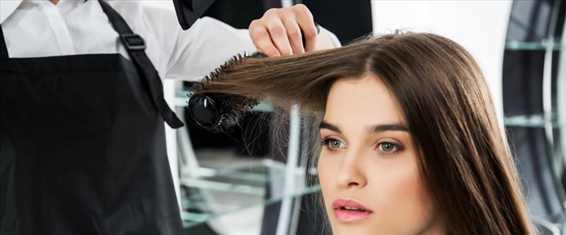 Crown Area Hair Smoothening + Oil Massage + Hair Cut (straight/U/V) + Threading