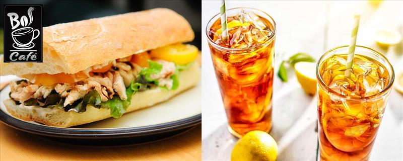 Chicken Sandwich + Mojito/Lemon Ice Tea